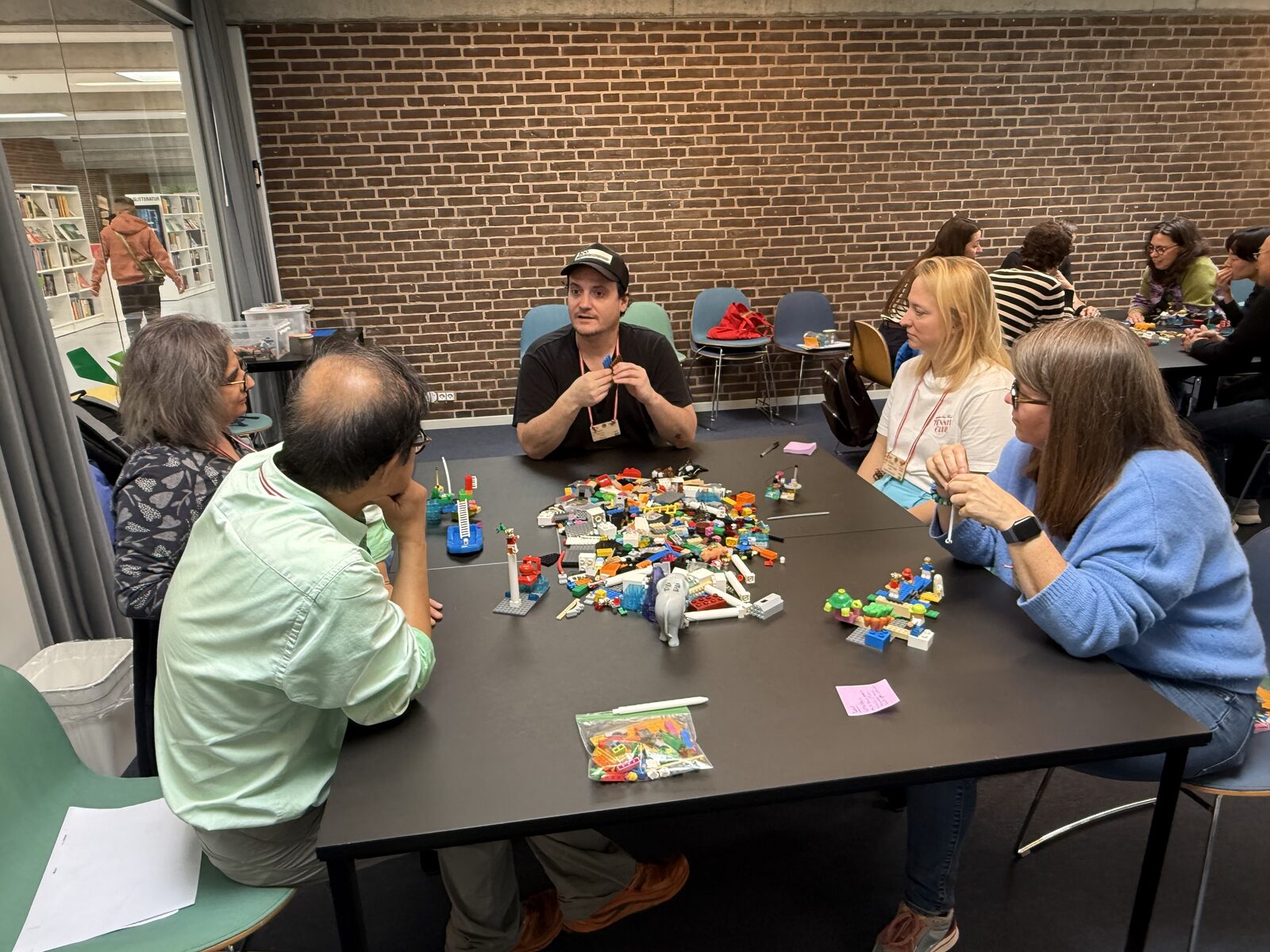 Small group building together