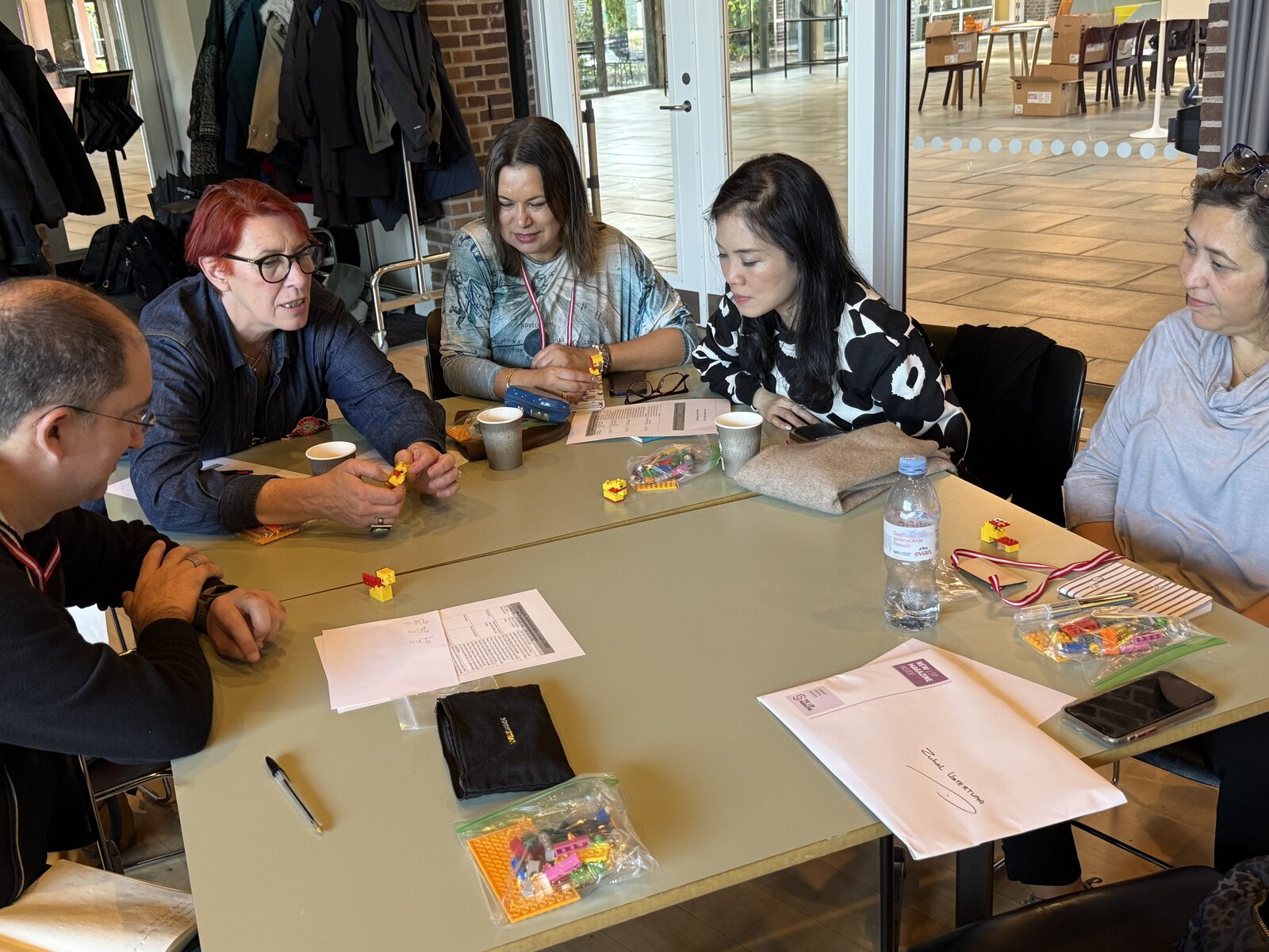 Facilitators building together