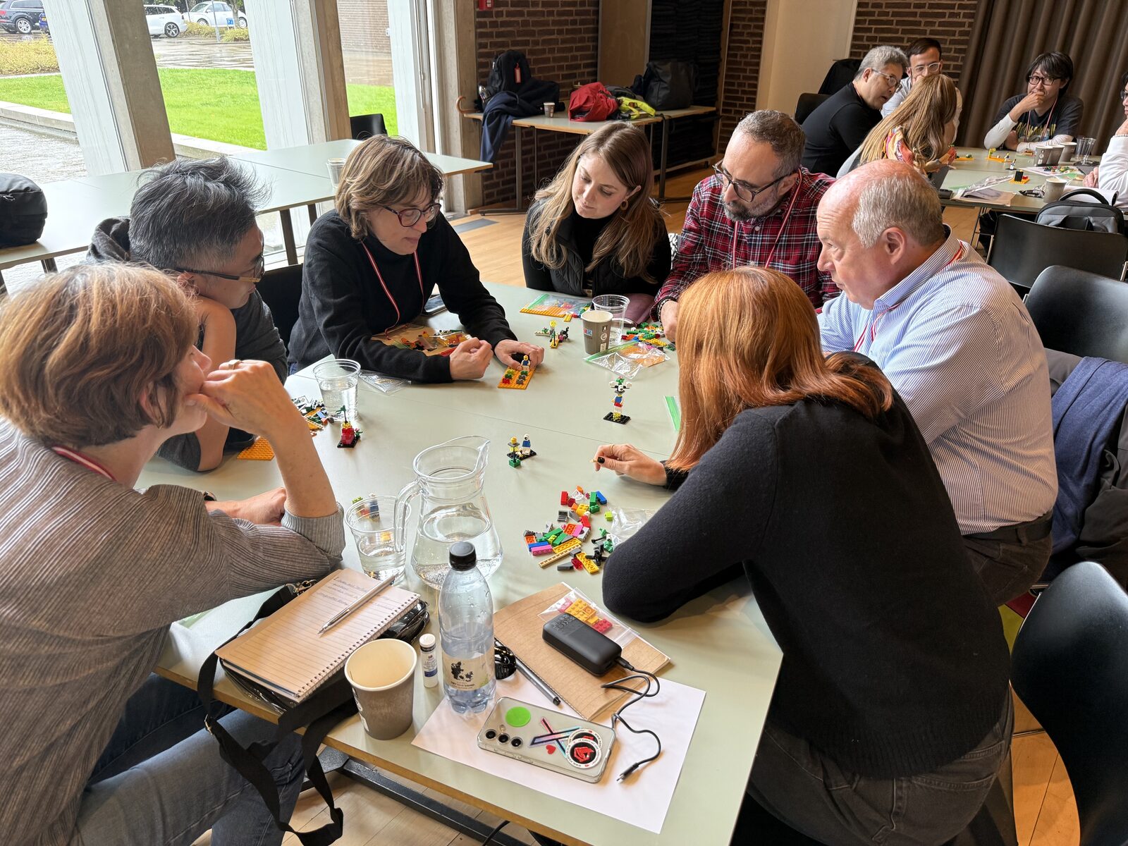 Facilitators building together